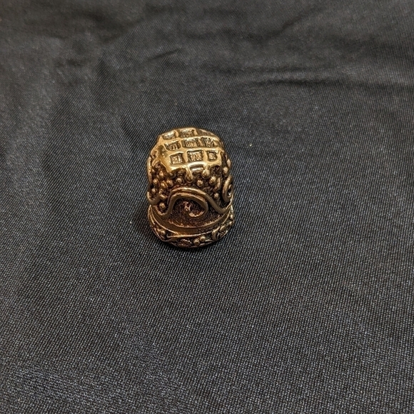 Dan Riccio Bronze Sculpted Ornate Vintage 80s Collectible Thimble - Picture 7 of 11